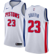 Men's Nike Detroit Pistons #23 Blake Griffin White Swingman Association Edition NBA Jersey