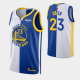 Men's Golden State Warriors Draymond Green #23 Red White Split Edition NBA Jersey