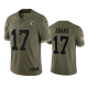 Men's Las Vegas Raiders #17 Davante AdamsNike Olive 2022 Salute To Service NFL Jersey