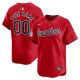 Men's Cleveland Guardians  Nike Red  Alternate Limited Custom Jersey