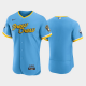 Men's Milwaukee Brewers 2022 City Connect Blank Flex Base MLB Jersey - Powder Blue