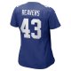 Women's New York Giants Darrian Beavers Nike Royal Game Player Jersey