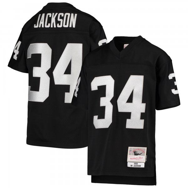 Youth Las Vegas Raiders Bo Jackson Mitchell & Ness Black 1988 Legacy Retired Player Jersey