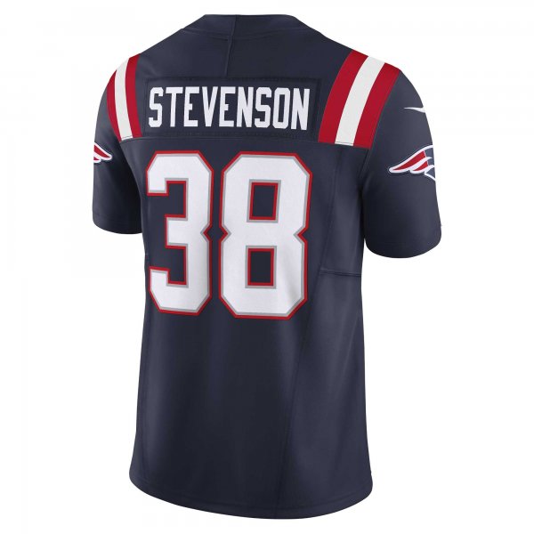 Men's New England Patriots Rhamondre Stevenson Nike Navy Vapor F.U.S.E. Limited Jersey