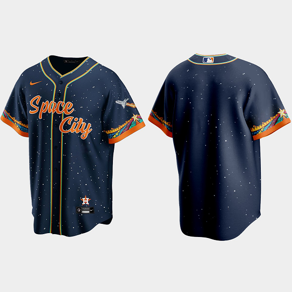 Houston Astros 2021 City Connect Replica Men's MLB Jersey - Navy