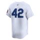 Men's New York Mets  Nike White 2024 Jackie Robinson Day Home Limited Jersey