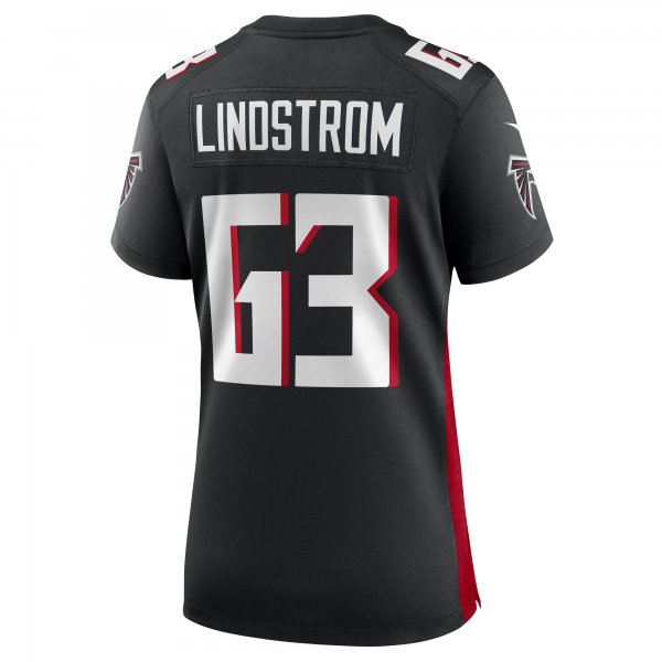 Women's Atlanta Falcons Chris Lindstrom Nike  Black Team Game Jersey