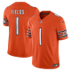 Youth Chicago Bears #1 Justin Fields Nike Orange Vapor F.U.S.E. Limited Jersey