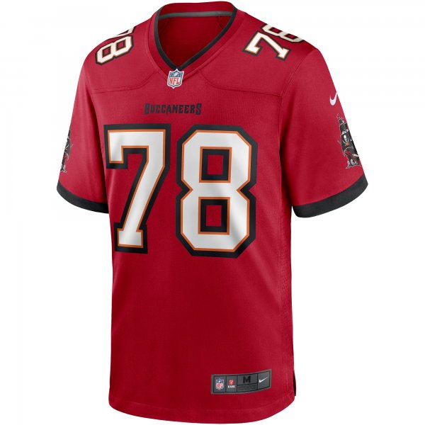 Men's Tampa Bay Buccaneers Tristan Wirfs Nike Red Player Game Jersey