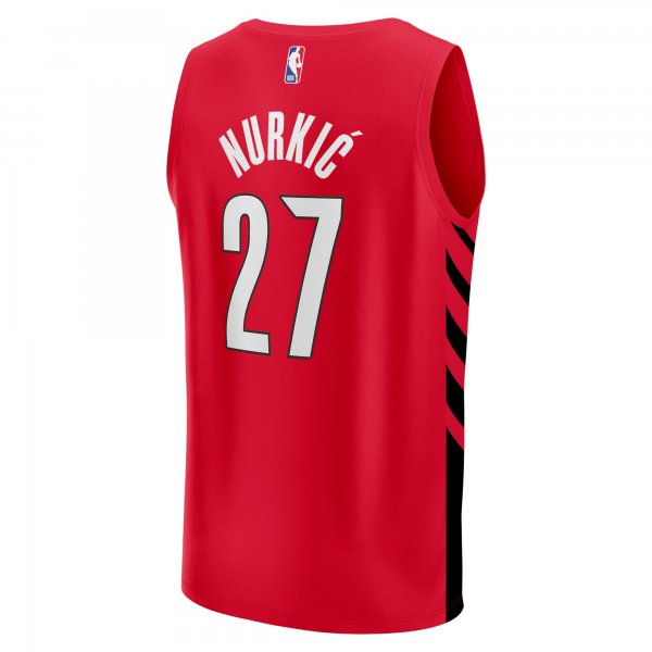 Men's Portland Trail Blazers Jusuf Nurkic Fanatics Red Fast Break Replica Player Jersey - Statement Edition