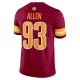 Men's Washington Commanders Jonathan Allen Nike Burgundy  Vapor Untouchable Limited Jersey