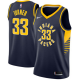 Men's Nike Indiana Pacers #33 Myles Turner Navy Blue Swingman Icon Edition NBA Jersey