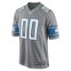 Men's Detroit Lions  Nike Gray Alternate Custom Game Jersey