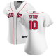 Women's Boston Red Sox #10 Trevor Story Home Player White MLB Jersey