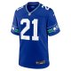 Men's Seattle Seahawks Devon Witherspoon Nike Royal Throwback Player Game Jersey