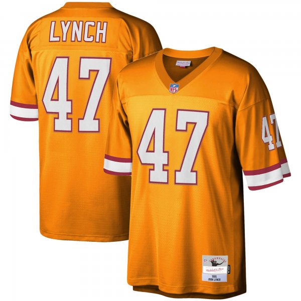 Youth Tampa Bay Buccaneers John Lynch Mitchell & Ness Orange 1995 Retired Player Legacy Jersey