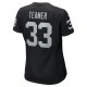 Women's Las Vegas Raiders Roderic Teamer Nike Black Game Jersey