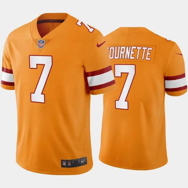 Men's Tampa Bay Buccaneers #7 Leonard Fournette Orange Creamsicle Throwback Stitched NFL Jersey