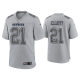 Men's Dallas Cowboys Ezekiel Elliott Gray Atmosphere Fashion Game Jersey