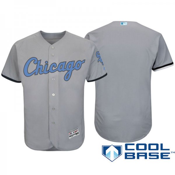 Chicago White Sox Gray Majestic 2016 Father's Day Cool Base Jersey