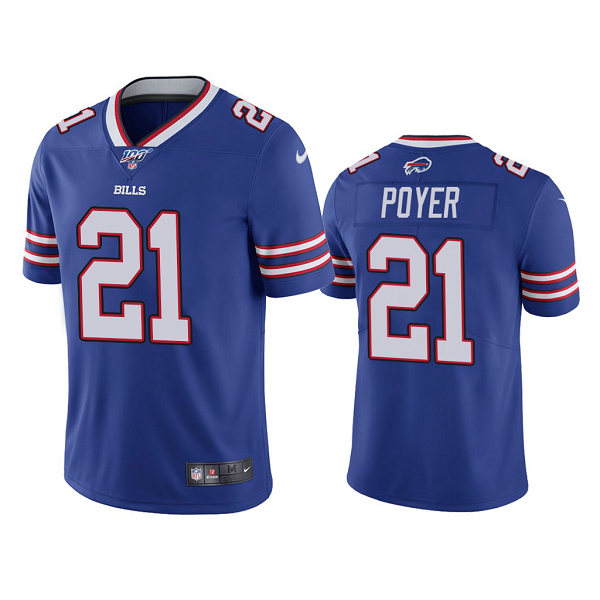 Buffalo Bills 100th Season Jordan Poyer Royal Limited Jersey