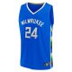 Men's Milwaukee Bucks Pat Connaughton Fanatics Royal Fastbreak Jersey - City Edition