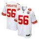 Men's Kansas City Chiefs George Karlaftis Nike White Away Game Player Jersey