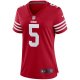 Women's San Francisco 49ers Trey Lance Nike Scarlet Player Jersey