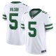 Men's New York Jets #5 Garrett Wilson Nike Legacy White Vapor F.U.S.E. Limited Jersey