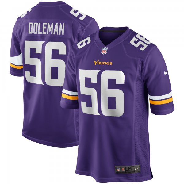 Men's Minnesota Vikings Chris Doleman Nike Purple Game Retired Player Jersey