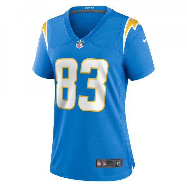 Women's Los Angeles Chargers Nick Vannett Nike  Powder Blue Team Game Jersey