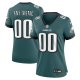 Women's Philadelphia Eagles Nike Midnight Green Custom Game Jersey