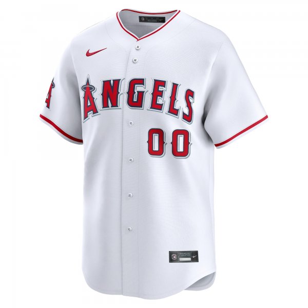 Youth Los Angeles Angels Nike White Home Limited Custom Jersey