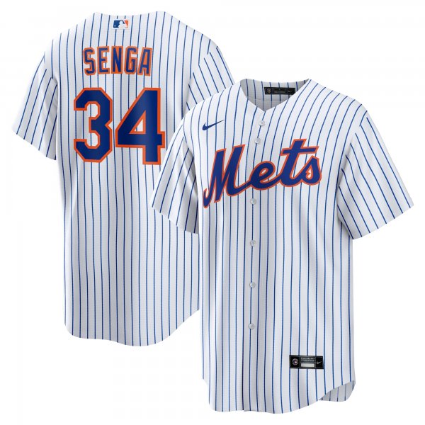 Men's New York Mets Kodai Senga Nike White/Royal Home Replica Player Jersey