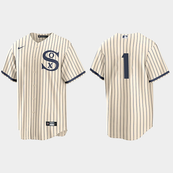 Men's Chicago White Sox #1 Nick Madrigal 2021 Field of Dreams Replica White Jersey