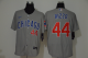 Men's Chicago Cubs #44 Anthony Rizzo Gray Stitched MLB Flex Base Nike Jersey