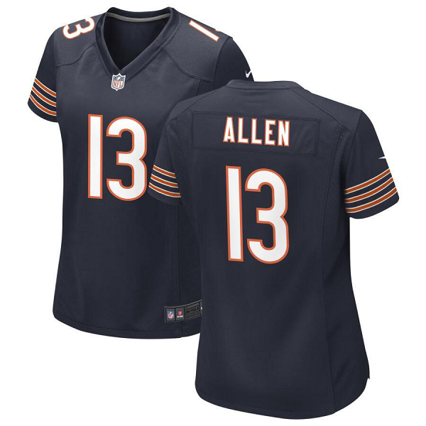 Women's Nike Chicago Bears #13 Keenan Allen Black Limited NFL Jersey