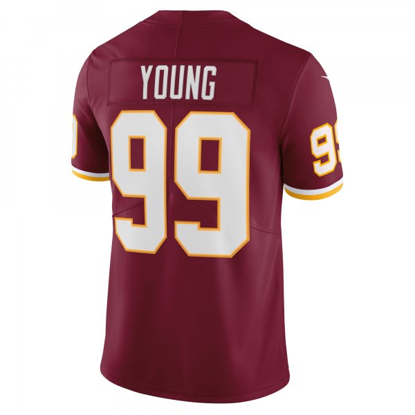 Men's Washington Football Team Chase Young Nike Burgundy Vapor Limited Jersey