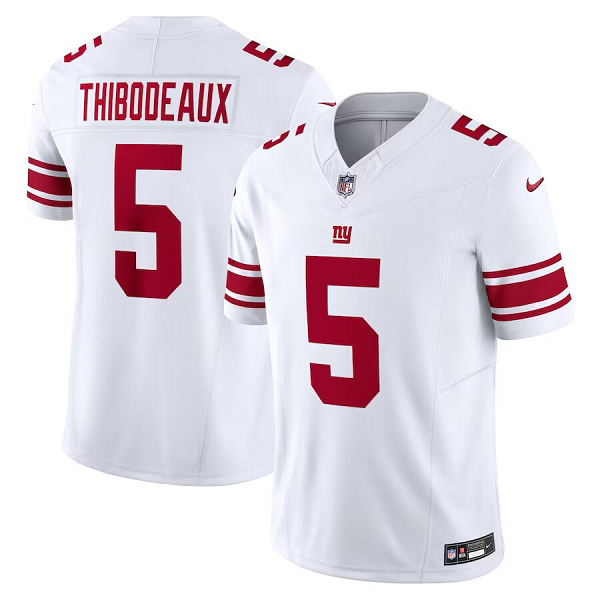 Men's New York Giants #5 Kayvon Thibodeaux Nike White Vapor F.U.S.E. Limited Jersey