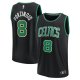 Youth Boston Celtics Kristaps Porzingis Fanatics Black Fast Break Player Jersey - Statement Edition