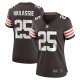 Women's Cleveland Browns Kahlef Hailassie Nike  Brown Team Game Jersey