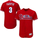 Philadelphia Phillies #3 Bryce Harper Red Flexbase Collection Stitched MLB Jersey