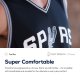 Men's San Antonio Spurs Fanatics Black Fast Break Custom Replica Jersey - Icon Edition