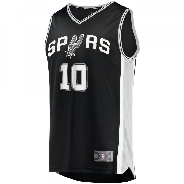 Youth San Antonio Spurs Jeremy Sochan Fanatics Black 2022 NBA Draft First Round Pick Fast Break Replica Jersey - Icon Edition