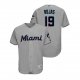 Men's Miami Marlins Miguel Rojas Collection Road 2019 Flex Base MLB Jersey