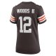 Women's Cleveland Browns Michael Woods II Nike Brown Game Player Jersey