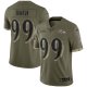 Men's Baltimore Ravens Nike Olive 2022 Salute To Service Limited Jersey