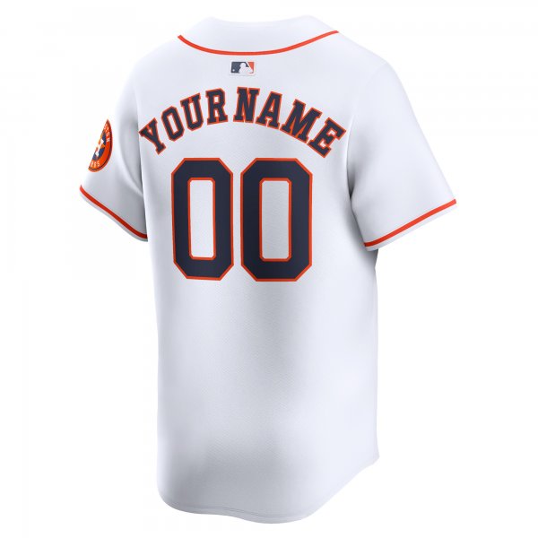 Youth Houston Astros Nike White Home Limited Custom Jersey