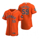 Men's Houston Astros Framber Valdez Orange 2022 World Series Flex Base Jersey