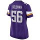 Women's Minnesota Vikings Chris Doleman Nike Purple Game Retired Player Jersey